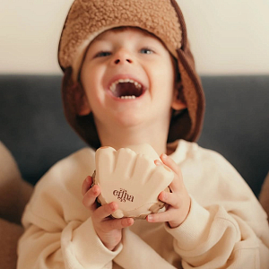 Игрушка сквиш антистресс Mrs. Ertha "Овечка Wooly", кремовая с белым